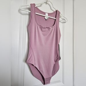 NWT Lululemon Wundermost Ultra-Soft Nulu Square-Neck Bodysuit Rose Blush XS